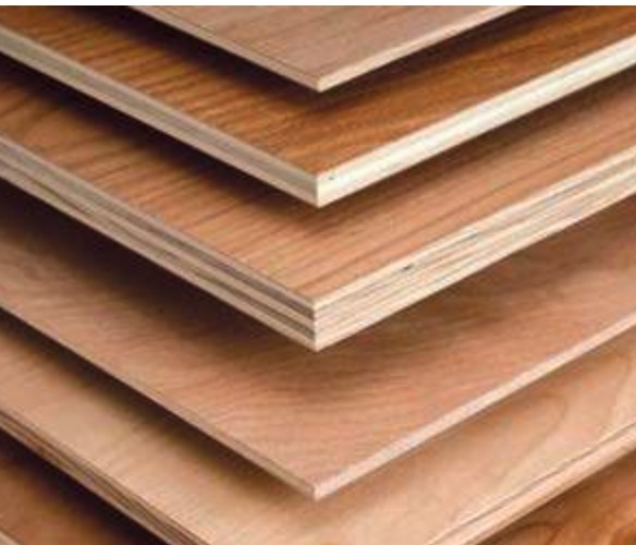 Stacked plywood and sheet materials for trade buyers